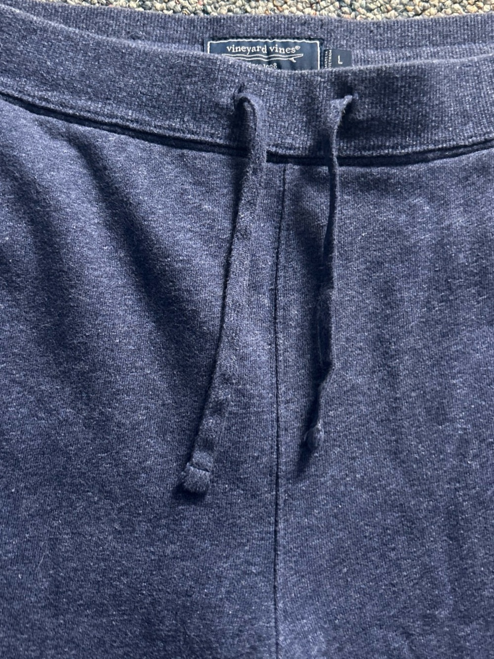 Vineyard Vines Heather Navy Men's Jogger Sweatpants - Picture 4 of 8